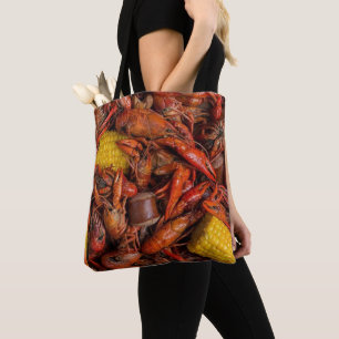 Bolsa Tote Louisiana Crawfish, Nova Orleans, Funny
