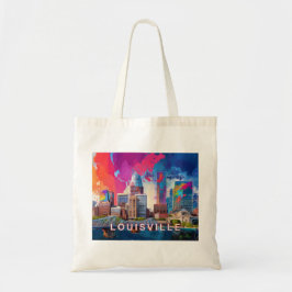 Bolsa Tote Louisville Skyline Abstrato Art