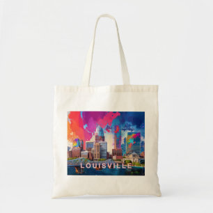 Bolsa Tote Louisville Skyline Abstrato Art