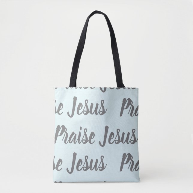 Bolsa Tote Louvado Jesus (Frente)