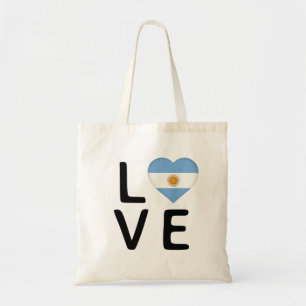 Bolsa Tote Love - Argentina Flag