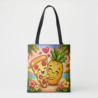 Bolsa Tote Love at First Slice - Pizza Meets Pineapple