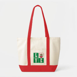 Bolsa Tote Love California State Flag Hearde Pride