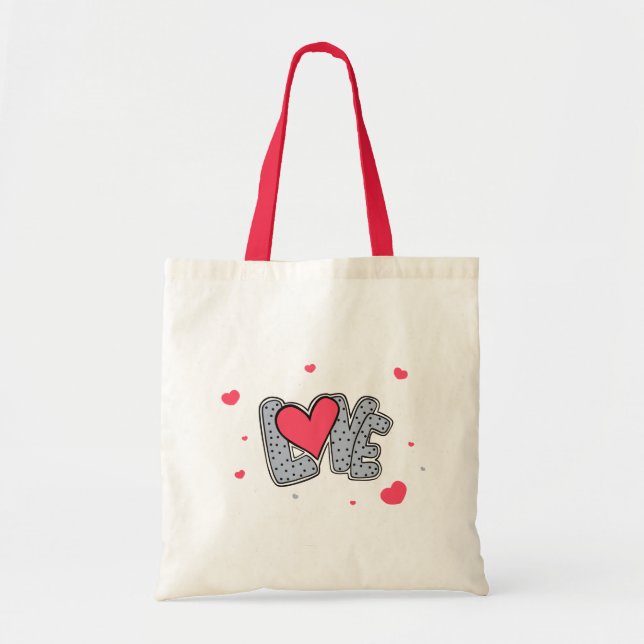 Bolsa Tote LOVE DE Texto (Frente)