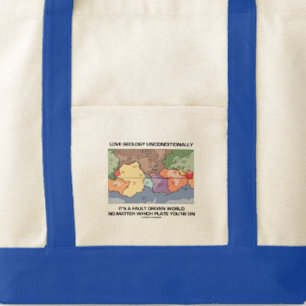 Bolsa Tote Love Geology Incondicionalmente Fortalece Mundo