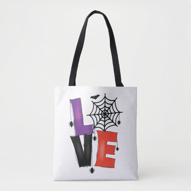 Bolsa Tote Love Halloween (Frente)