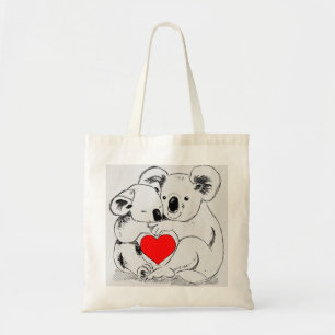 Bolsa Tote Love Koala Bears