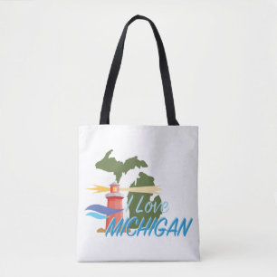 Bolsa Tote Love Michigan