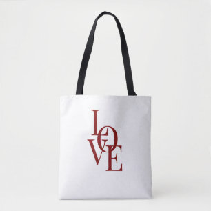 Bolsa Tote Love Modern Minimalist
