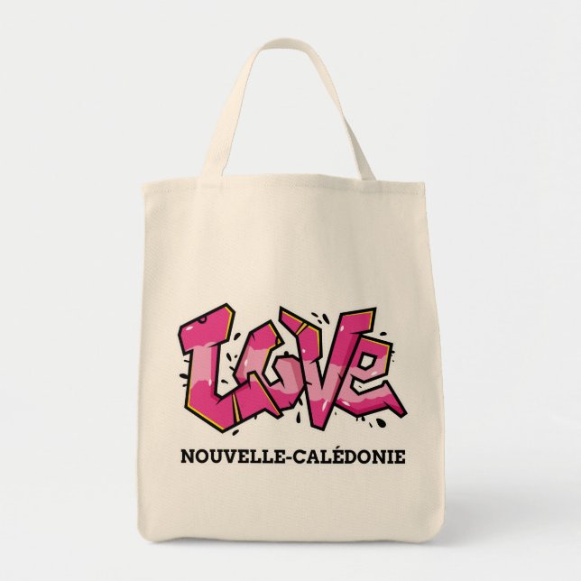Bolsa Tote Love Nouvelle-Calédonie (Frente)