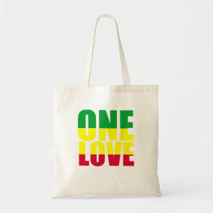 Bolsa Tote Love One Rasta Reggae Hipster Jamaica Férias