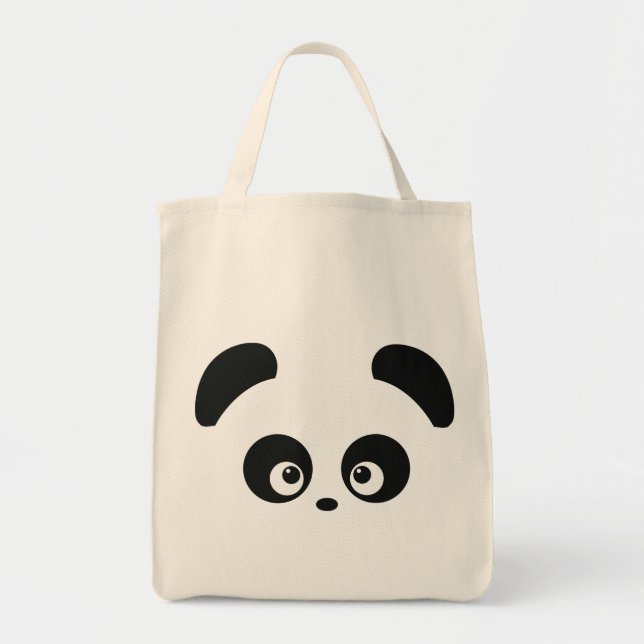 Bolsa Tote Love Panda® Grocery Tote Bag (Frente)