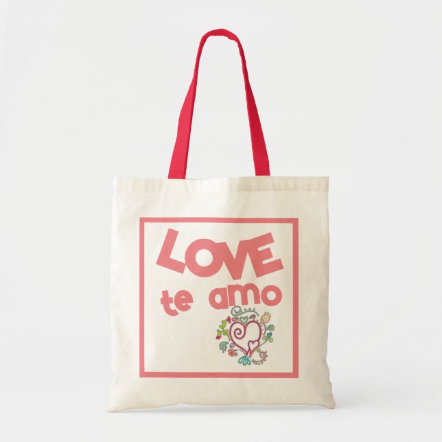 Bolsa Tote Love the Amo Tote Bag (Frente)