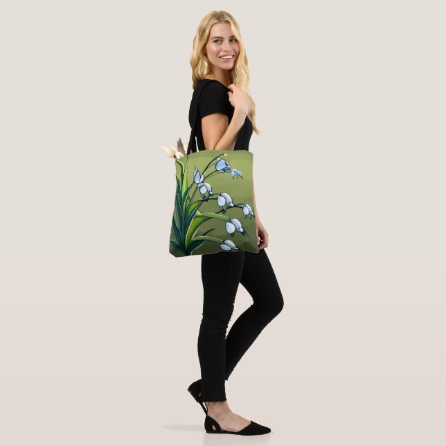 Bolsa Tote Lovely Lily: Dança Delicada da Serenidade Springti (No(a) Modelo)