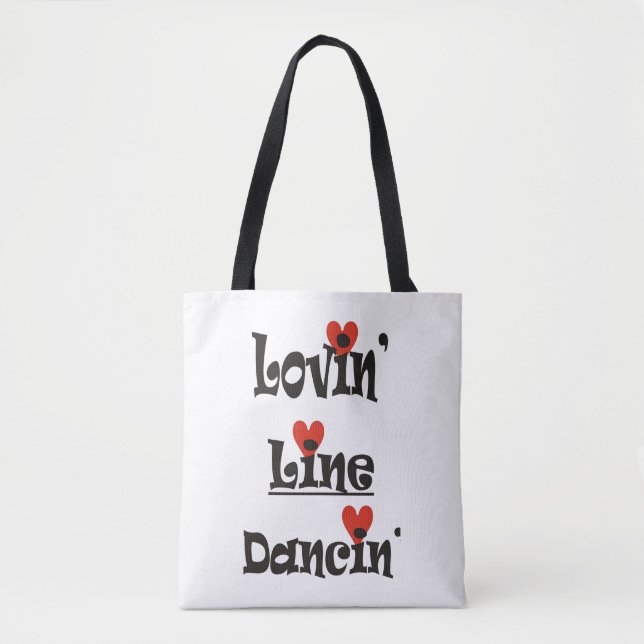 Bolsa Tote Lovin' Line Dancin" (Frente)