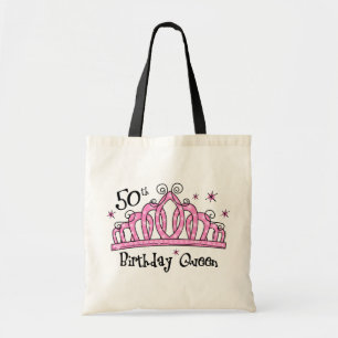 Bolsa Tote LT da rainha do aniversário da tiara 50th