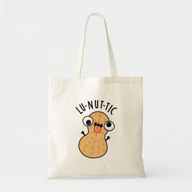 Bolsa Tote Lu-nut Funny Peanut Puns (Frente)