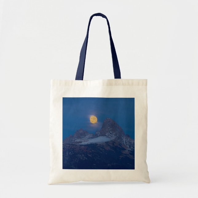 Bolsa Tote Lua Cheia Nascente | Grand Teton Driggs, Idaho (Frente)