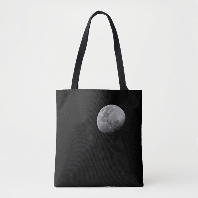 Bolsa Tote Lua com céu negro | Zâmbia, Luangwa do Sul (Frente)