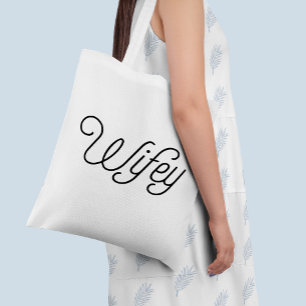 Bolsa Tote Lua de mel de Wifey