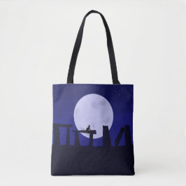 Bolsa Tote Lua de solstício da barra de ferramentas com gatin