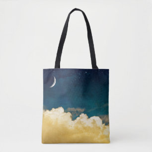 Bolsa Tote Lua e Cloudscape