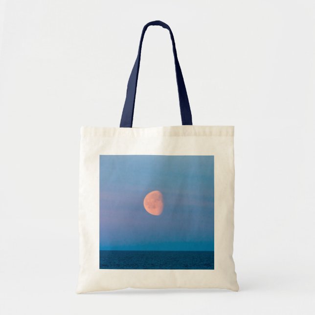 Bolsa Tote Lua Sobre o Mar de Bering | Extremo Oriente Russo (Frente)