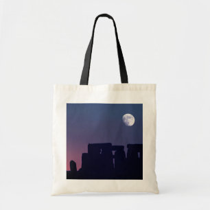 Bolsa Tote Lua sobre Stonehenge   Wiltshire, Inglaterra