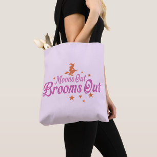 Bolsa Tote Luagens Fora Vassouras Fora Estrelas Douradas Hall