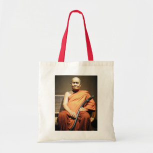 Bolsa Tote Luang Poo Cha Subhaddho ... Monge Budista
