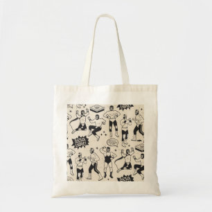 Bolsa Tote Lucha Libre: Padrão mexicano de lutador