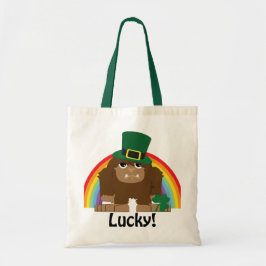 Bolsa Tote Lucky Bigfoot Leprechaun