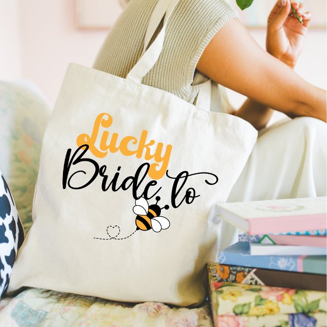 Bolsa Tote Lucky Bride to Bee Tote Bag (Lucky Bride to Bee Tote bag. )