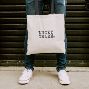 Bolsa Tote Lucky Charm Dia de São Patrício Lucky Clover