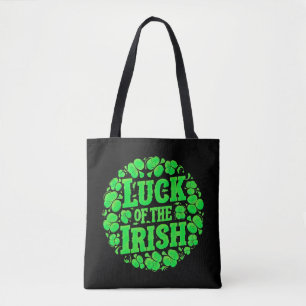 Bolsa Tote Lucky Irish Clovers