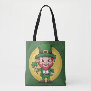Bolsa Tote Lucky Leprechaun e Trevo