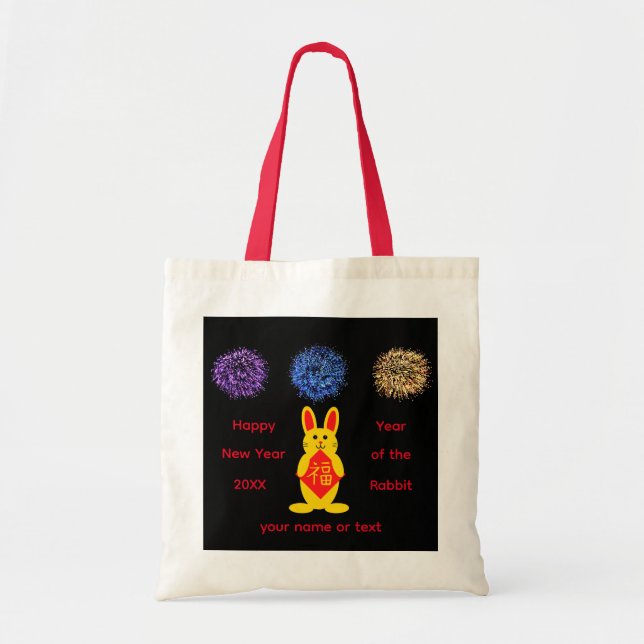 Bolsa Tote Lucky Rabbit #2-2 Tote Bag (Frente)