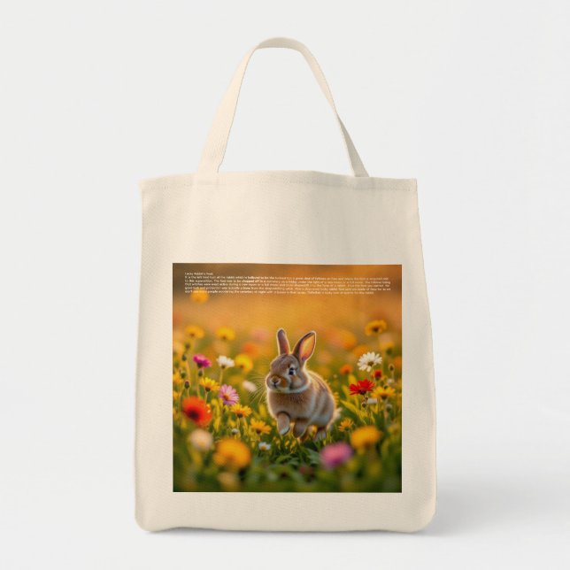 Bolsa Tote Lucky Rabbit Foot  (Frente)