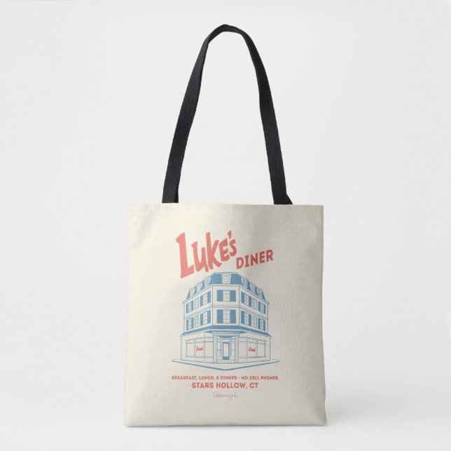 Bolsa Tote Luke’s Diner Stars Hollow Design (Frente)