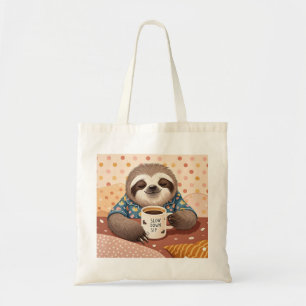 Bolsa Tote Luminosidade cartoon com olhos sonolentos exagerad