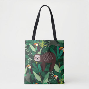 Bolsa Tote Luminosidade cúbica em padrão de ilustração tr