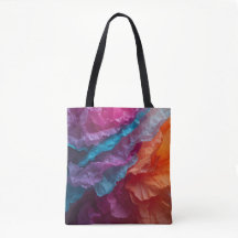 Luminous Abstract Tissue Paper Layers