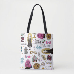 Bolsa Tote Luna Lovegood Watercolor