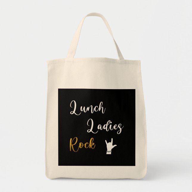 Bolsa Tote Lunch Ladies Rock (Frente)