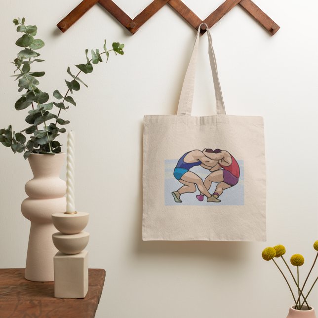 Bolsa Tote Luta de Wrestling (Criador carregado)
