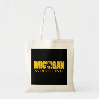 Bolsa Tote Luta Michigan Freestyle Wrestler MI The Wolve