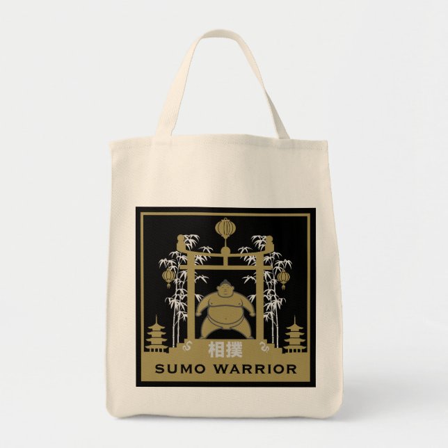 Bolsa Tote Lutador de Sumô (Frente)