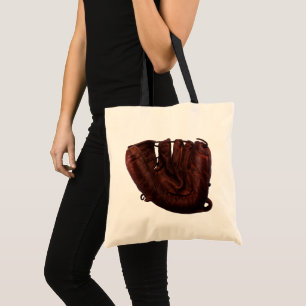 Bolsa Tote Luvas de beisebol de couro antigo Esportes vintage