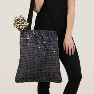 Bolsa Tote LUXE Black Sparkly