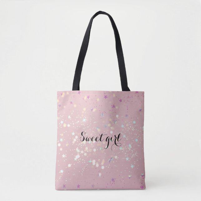Bolsa Tote Luxe modern romantinc girl (Frente)